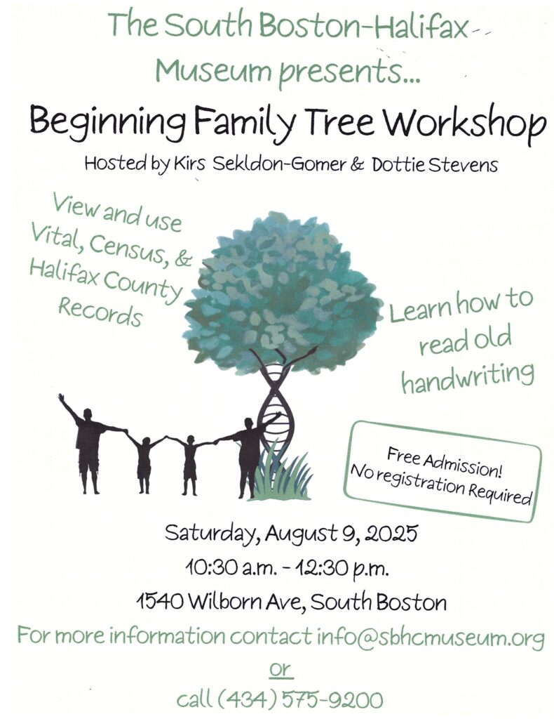 Beginning Family Tree Flyer